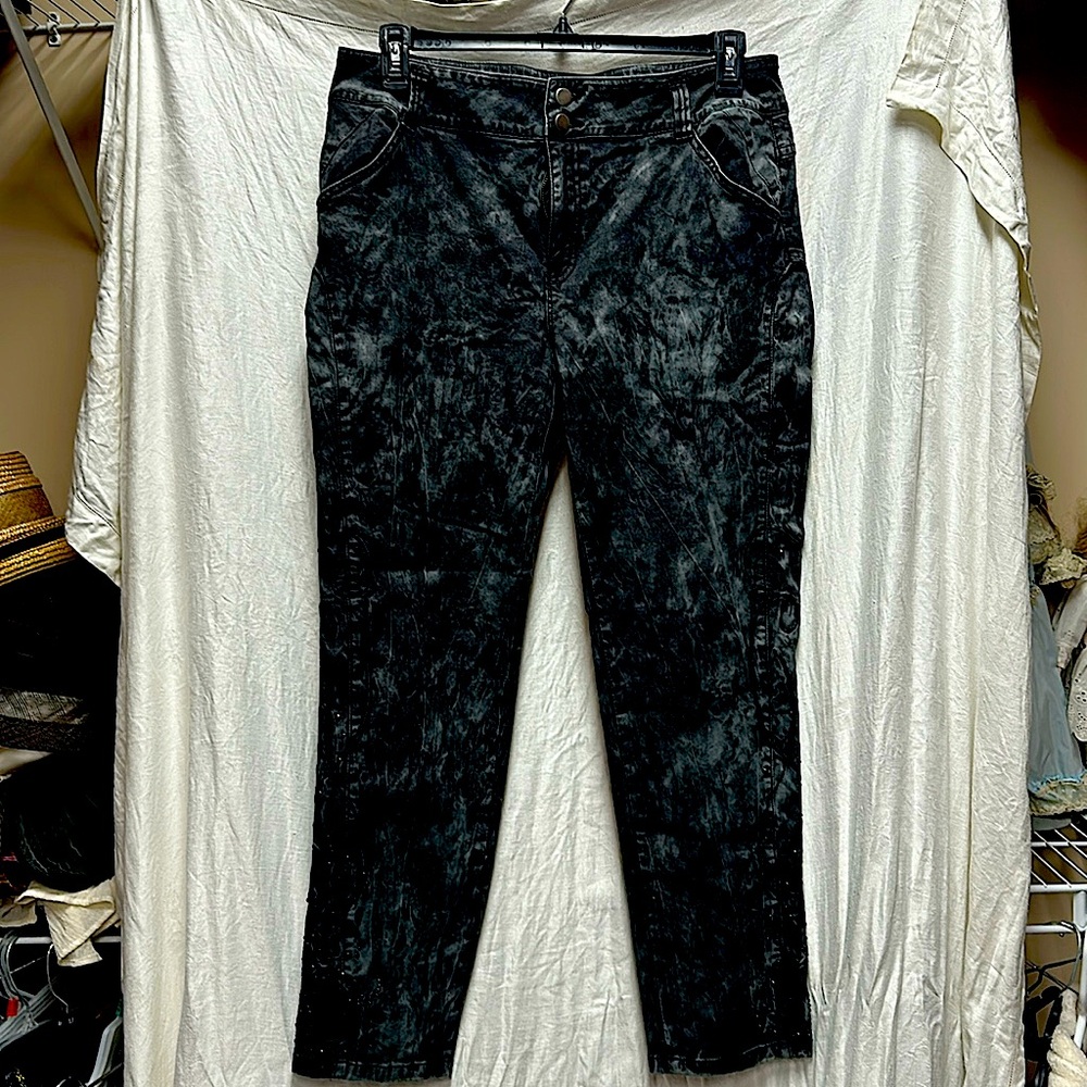 Soft Surroundings weathered black Jeans